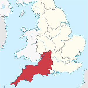 South West England Map